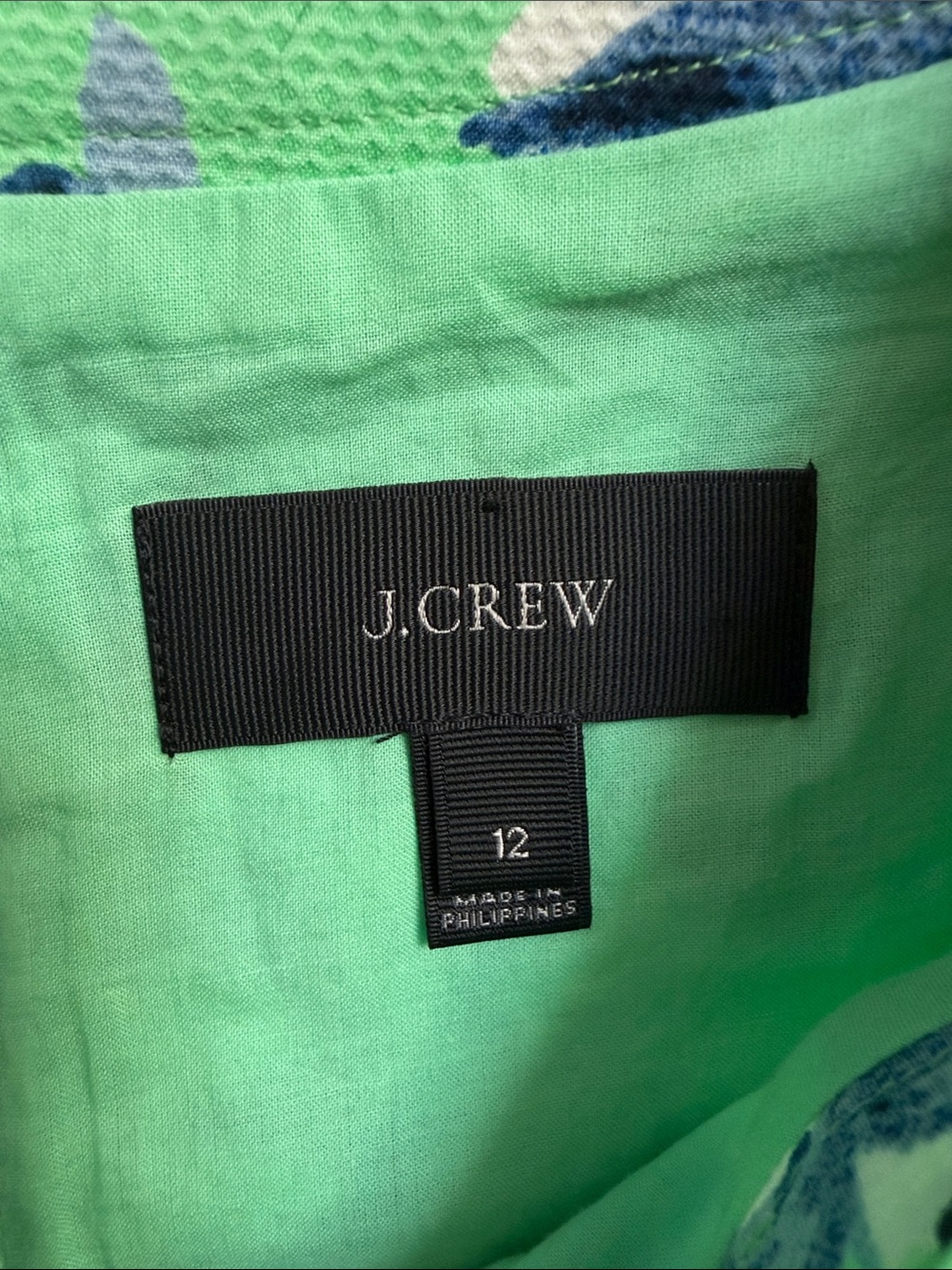 J. Crew Photo Floral Dress Size 12 - Picture 3 of 4